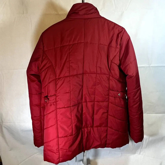 Free Tech Womens Puffer Coat with Side Cinch Tabs Size M 8-10 - Picture 2 of 13